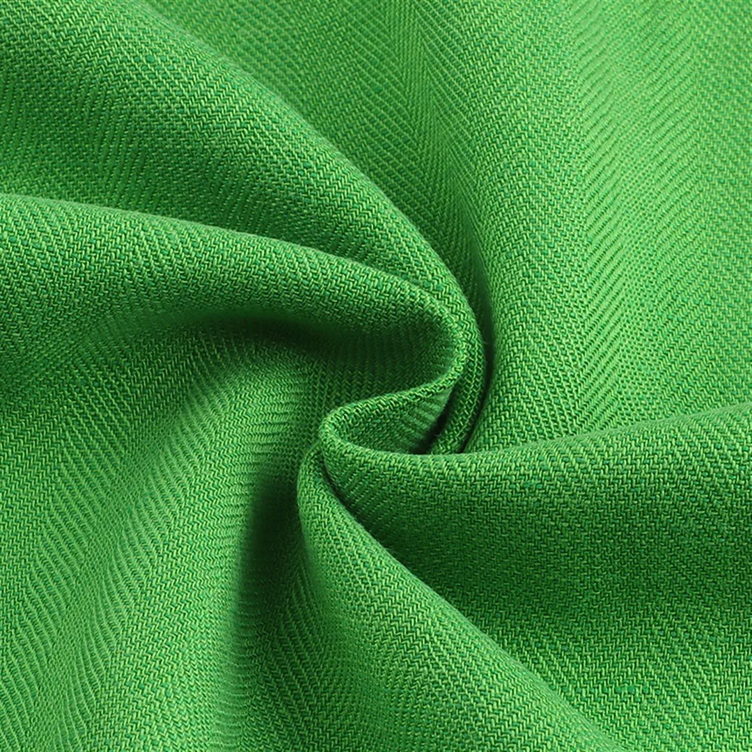 7702# Herringbone Linen Blend Fabric — image 1