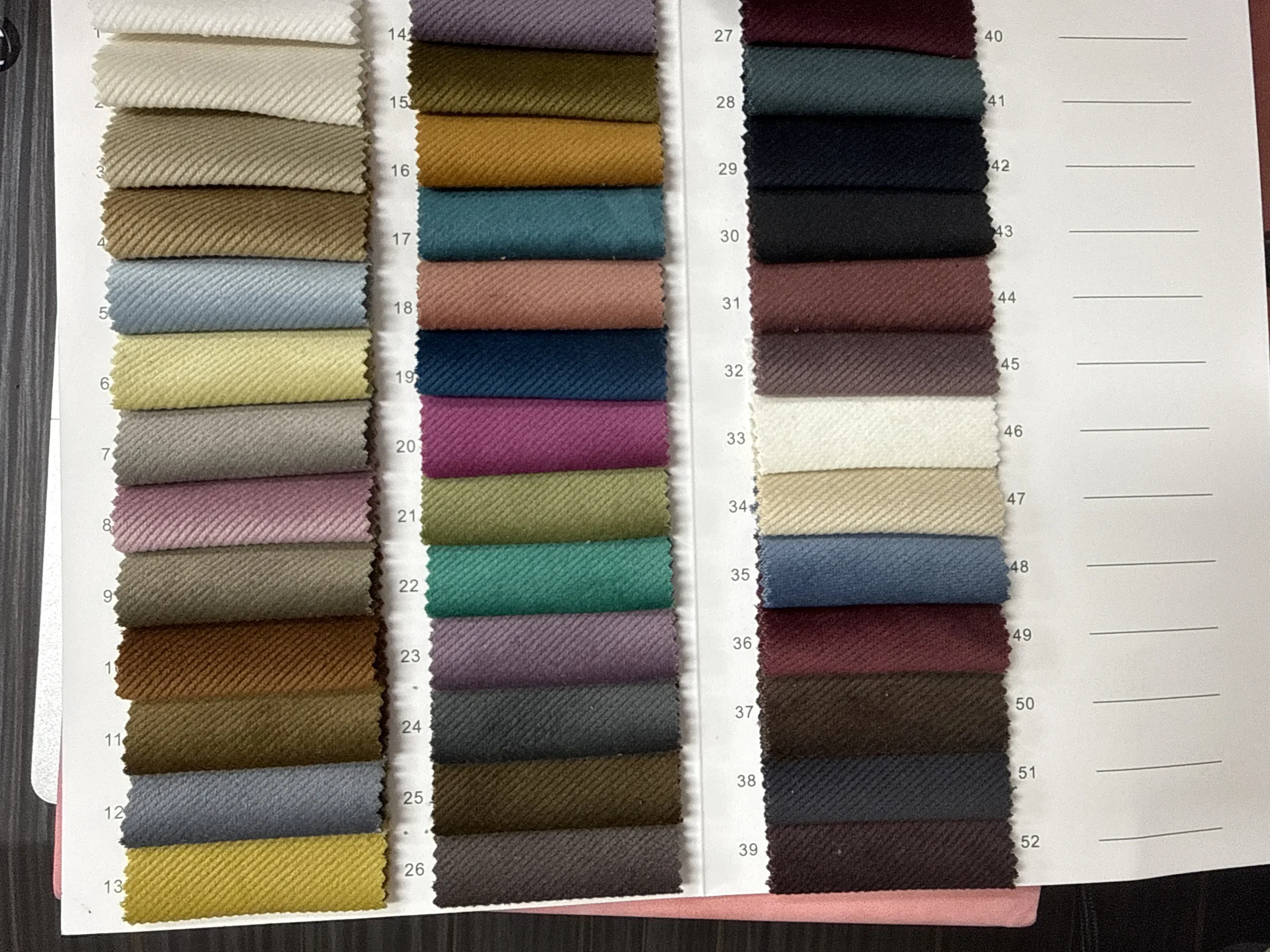 Corduroy Fabric, Article 2820# — image 1