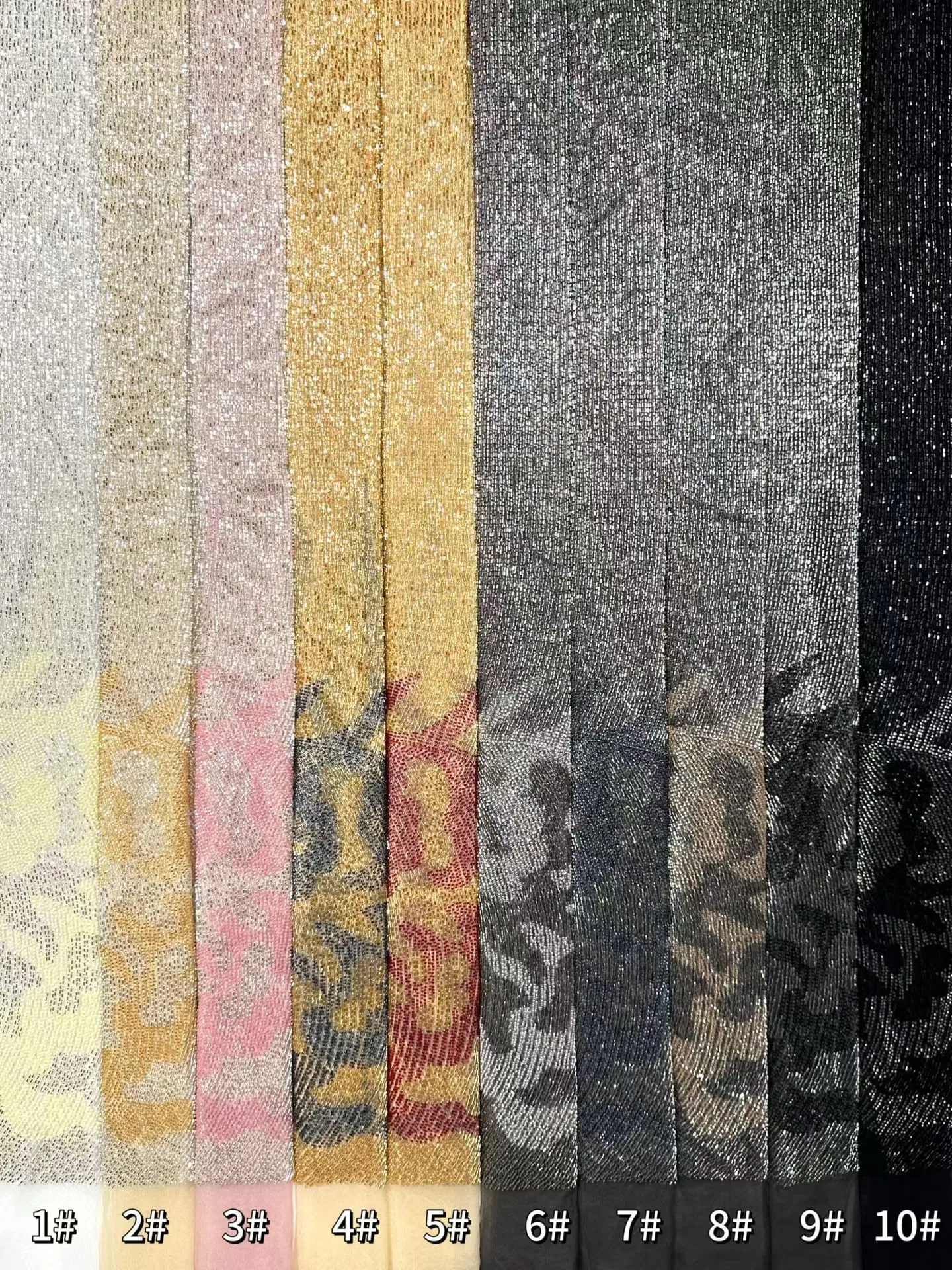 Printed Sheer Fabric Color Collection — image 2