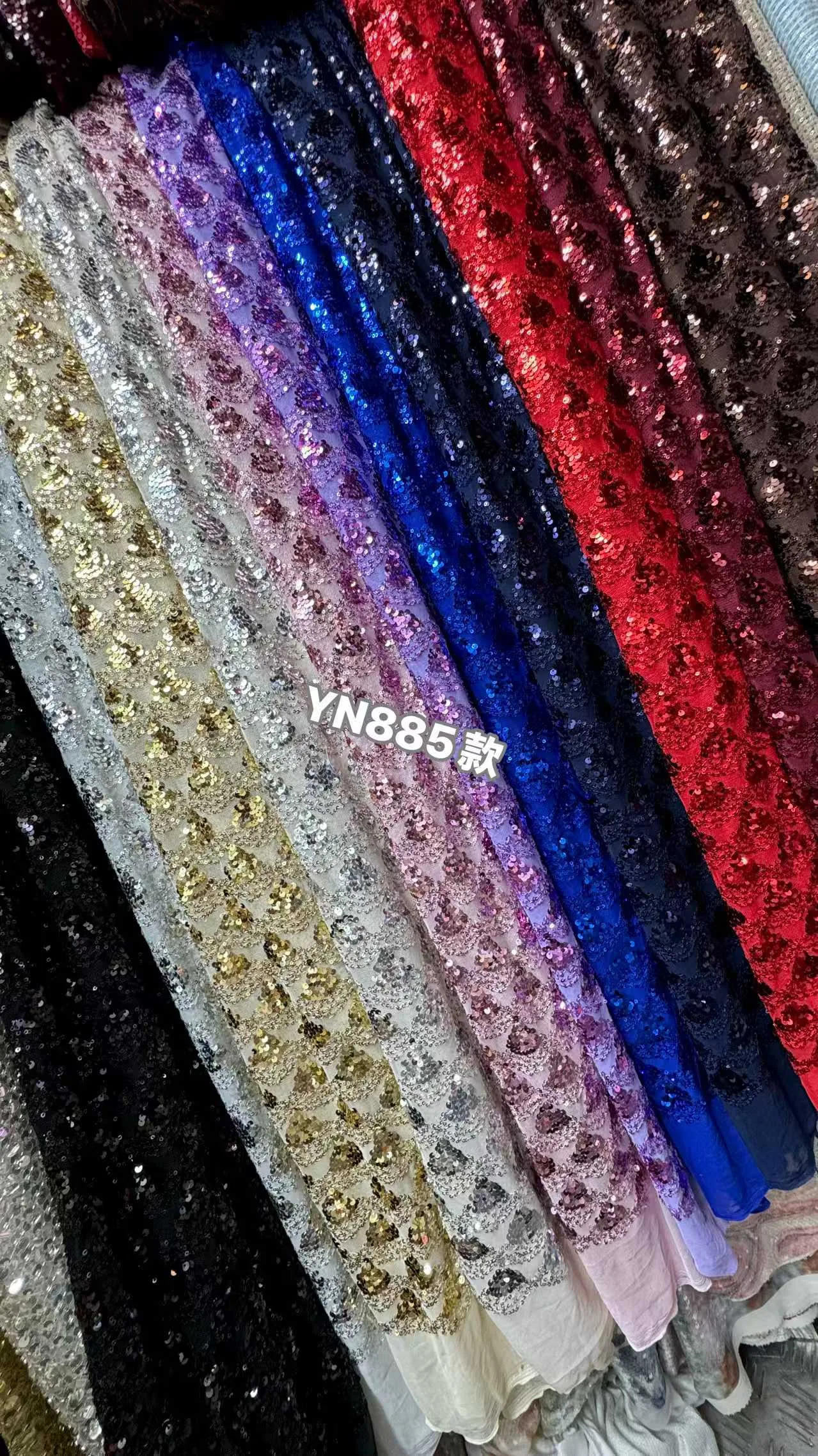 YN895 Sequin Embroidered Fabric — image 3