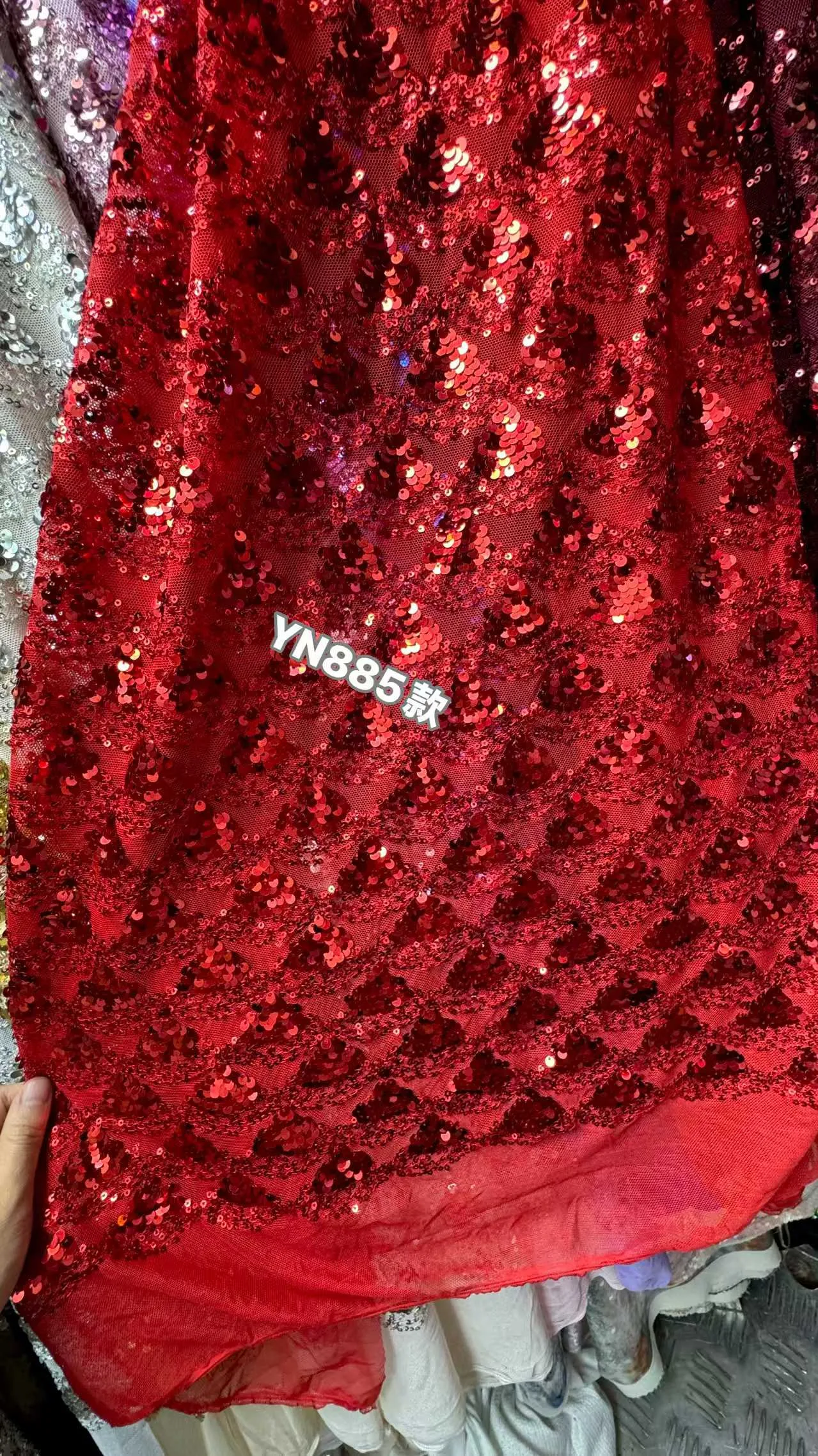 YN895 Sequin Embroidered Fabric — image 9