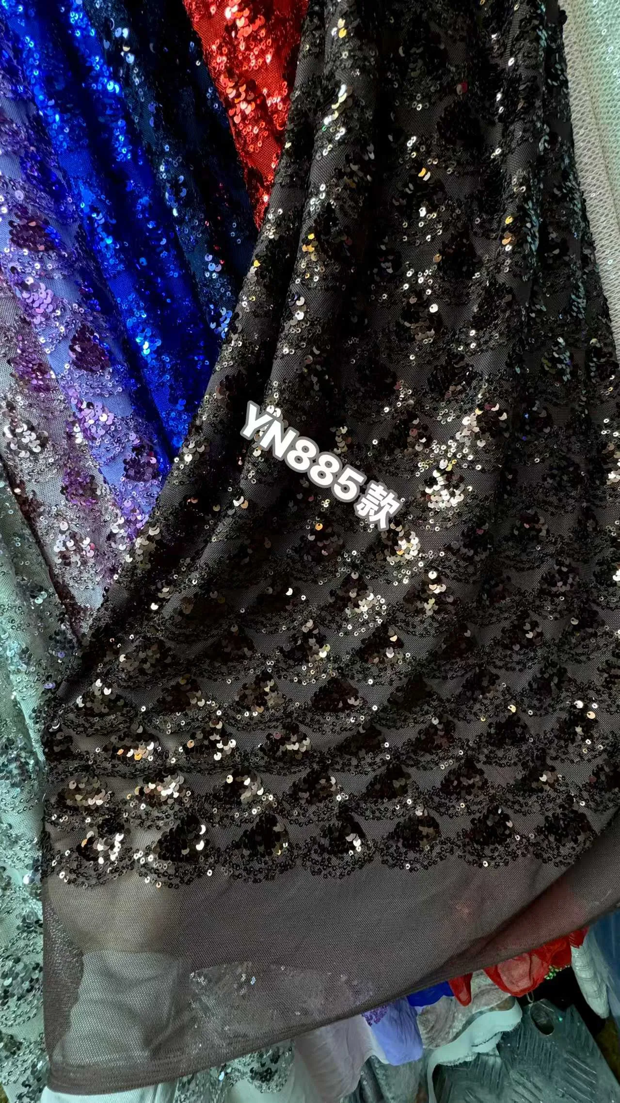 YN895 Sequin Embroidered Fabric — image 7